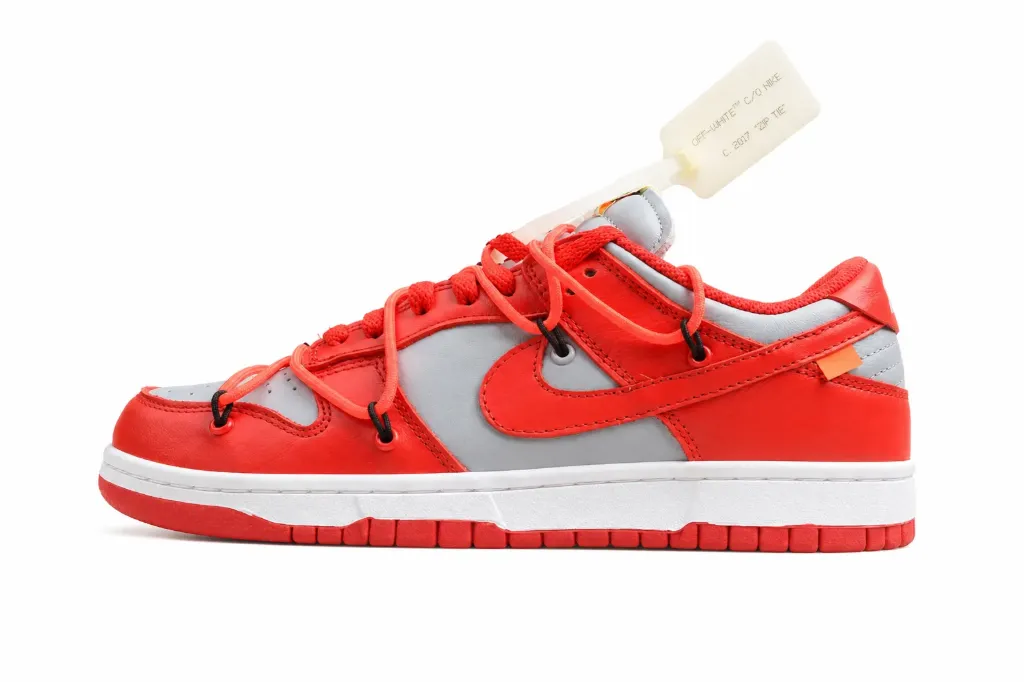 Nike SB Dunk Low Off-White University Red