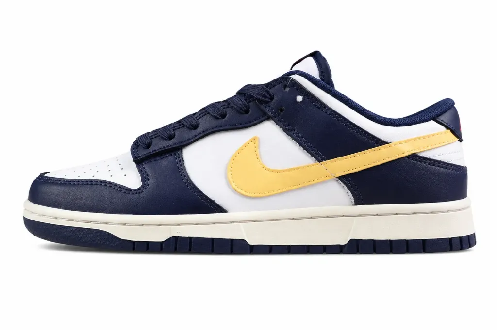 Nike Dunk Low Midnight Navy Yellow (34)