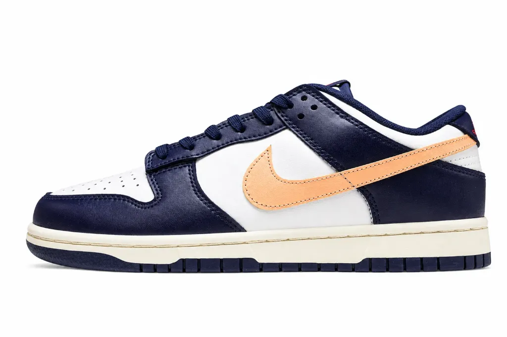 Nike Dunk Low Midnight Navy Yellow (34)