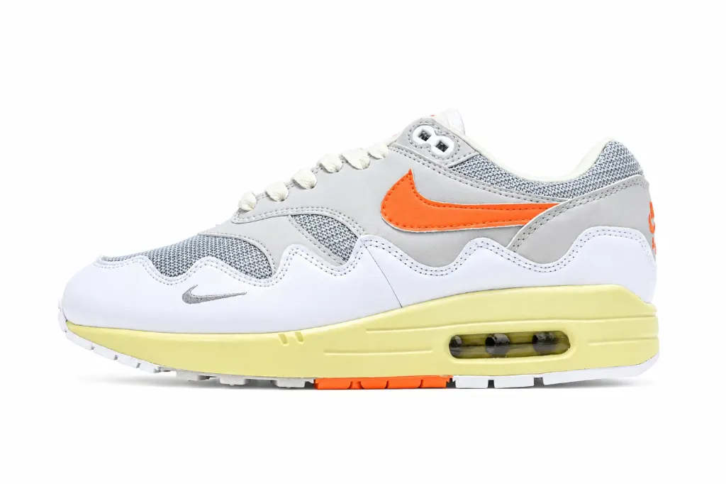 Nike Air Max 1 Light Grey Orange