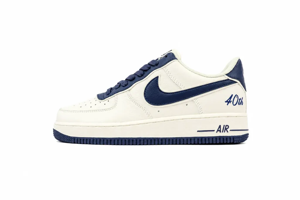 Nike Air Force 1 Low White Navy "40th Anniversary