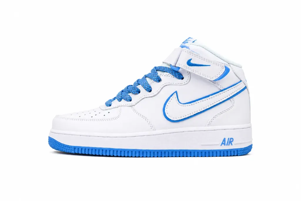 Nike Air Force 1 Mid '07 White/Game Royal (34)