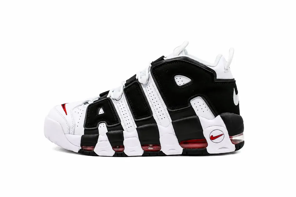 Nike Air More Uptempo White/Black/University Red