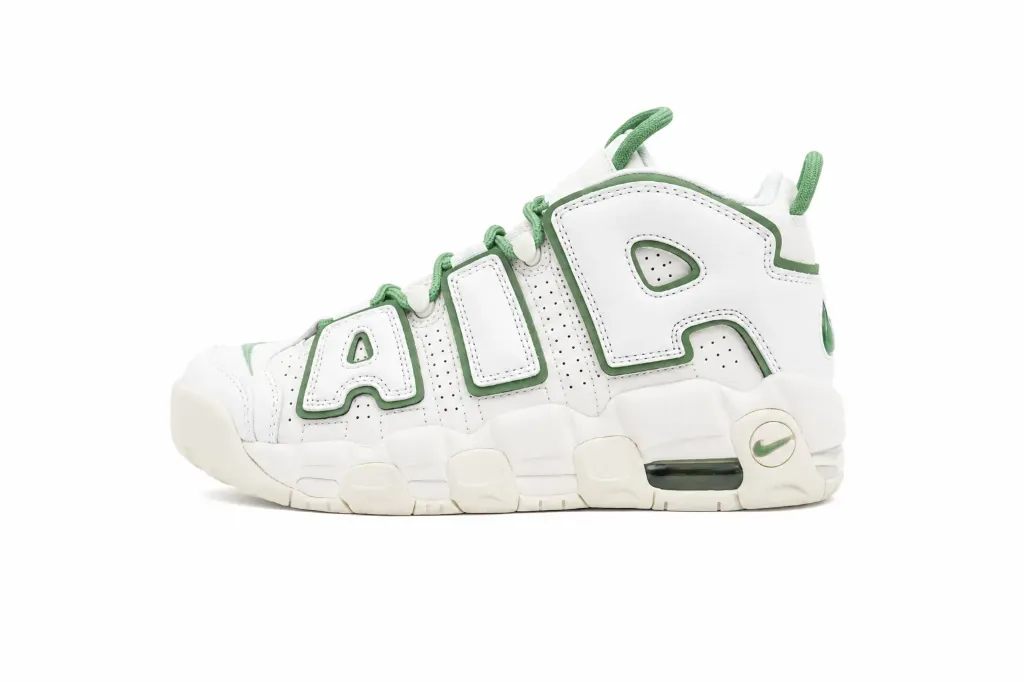 Nike Air More Uptempo White/Lucky Green