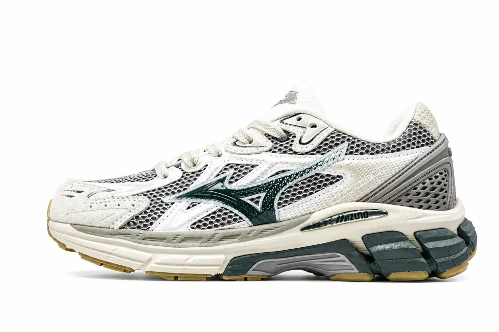 Mizuno Halo Mix White / Dark Green / Silver