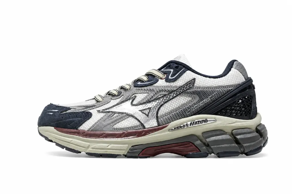 Mizuno Halo Mix White / Gray / Navy / Burgundy