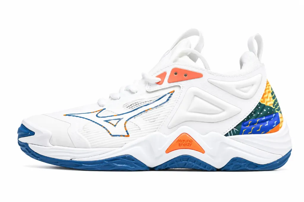 Mizuno Wave Momentum 3 White / Blue / Orange