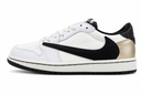 Jordan 1 Low Travis Scott White Black Gold