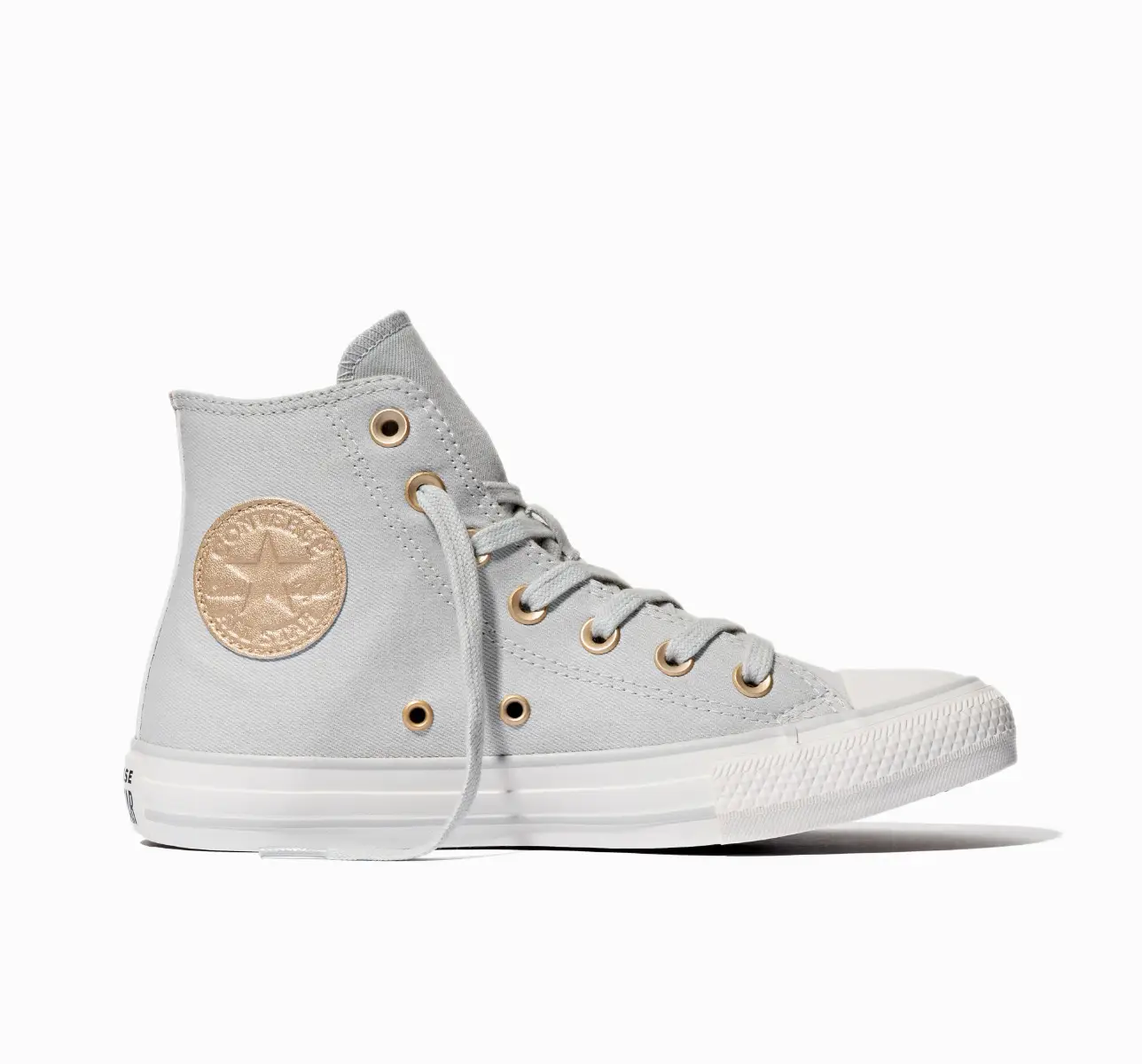 Chuck Taylor All Star Seasonal Gold Cano Alto Cinza