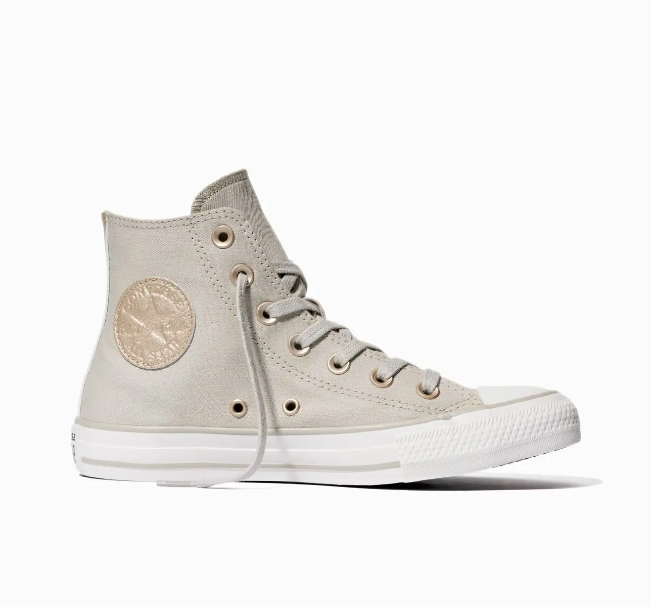 Chuck Taylor All Star Seasonal Gold Cano Alto Bege
