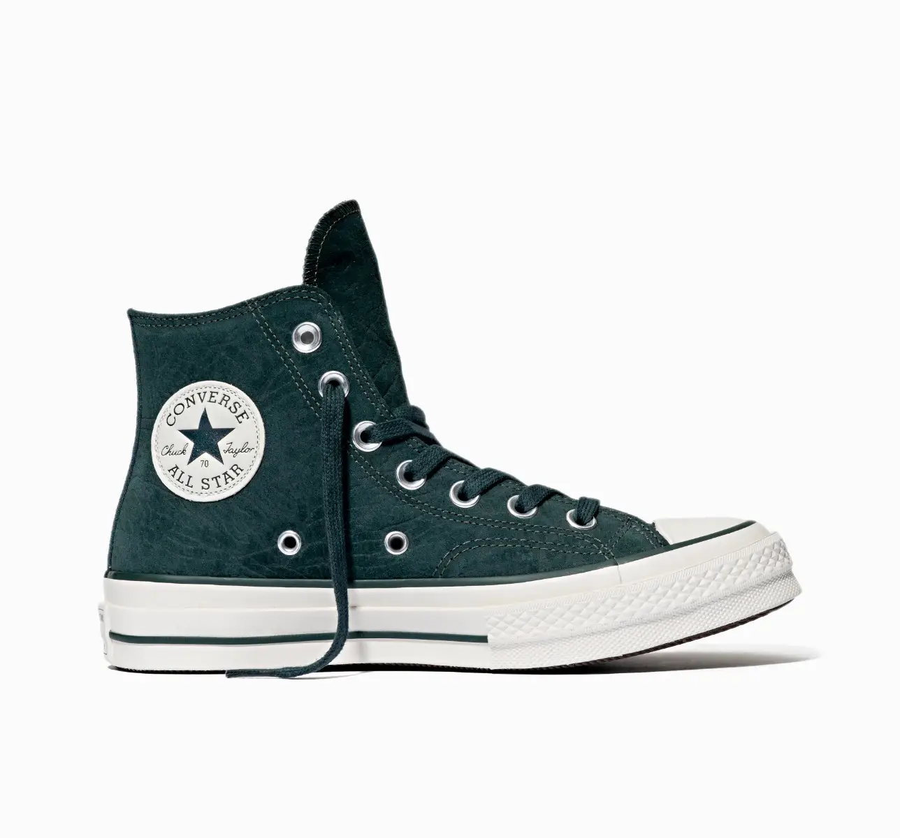 Chuck 70 Suede Cano Alto Verde