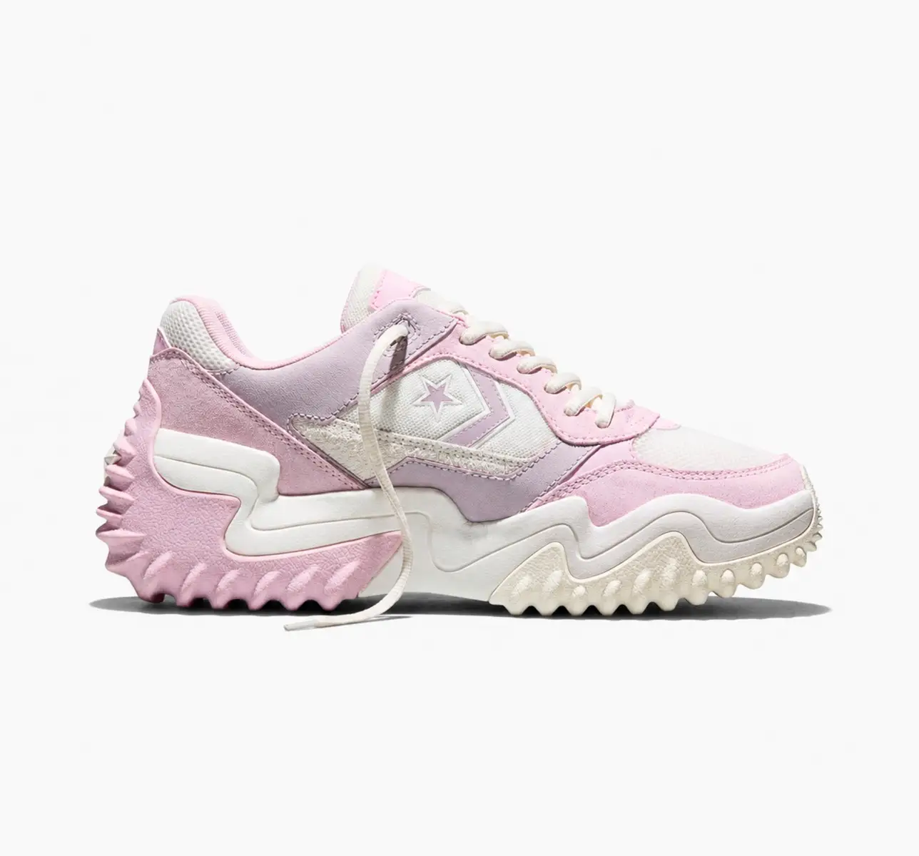Converse Wave Motion Trainer Plataform Cano Baixo Rosa