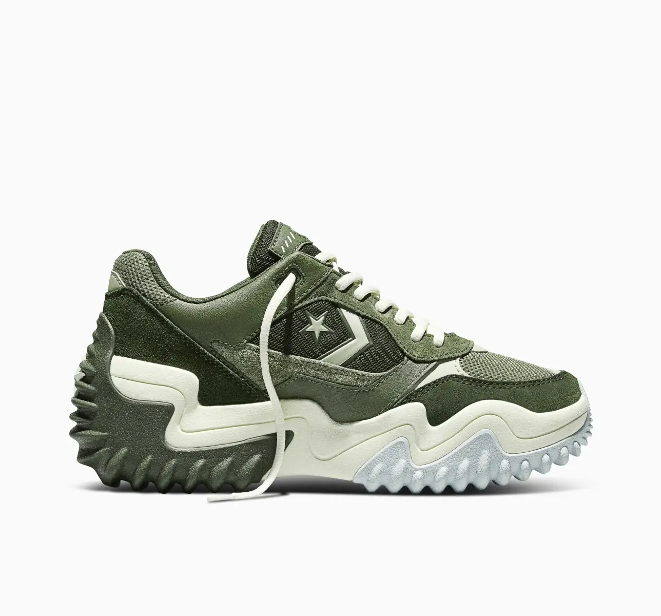 Converse Wave Motion Trainer Plataform Cano Baixo Verde