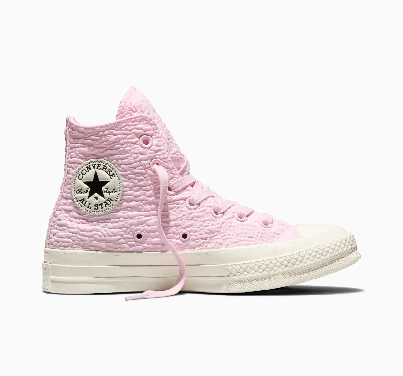 Chuck 70 Elevated Fashion Material Cano Alto Rosa