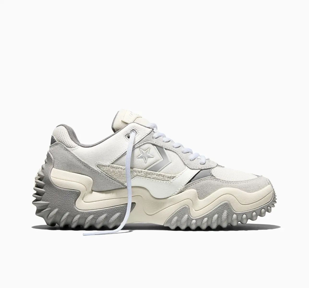 Converse Wave Motion Trainer Plataform Cano Baixo Cinza