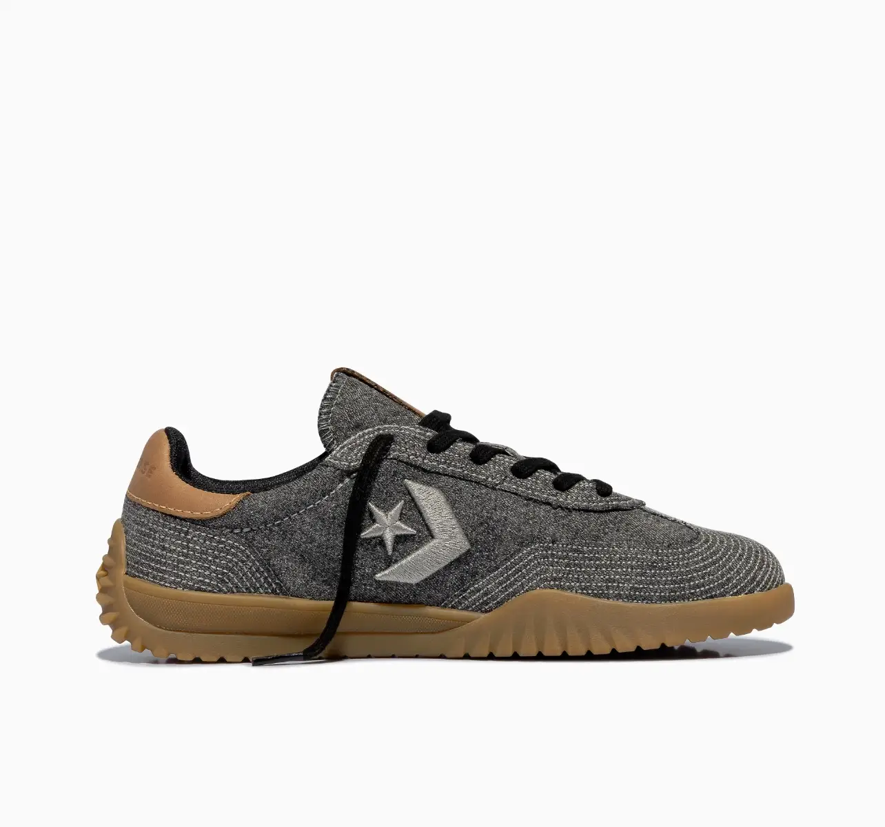 Run Star Trainer Denim Cano Baixo Preto