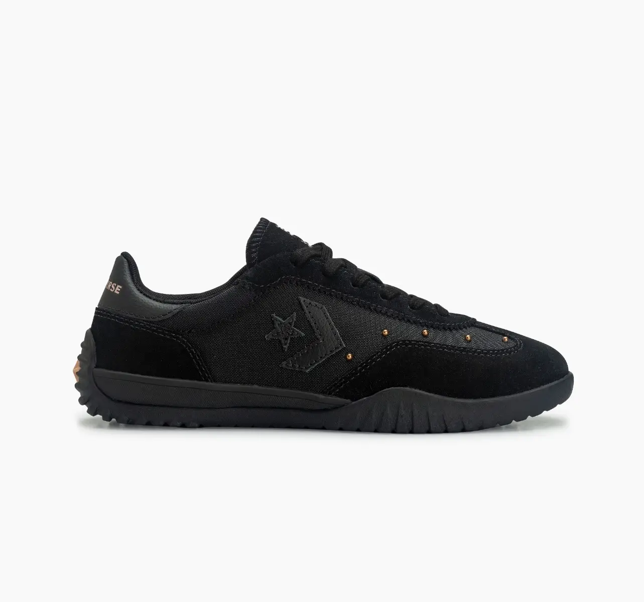 Run Star Trainer Mini Studs Cano Baixo Preto