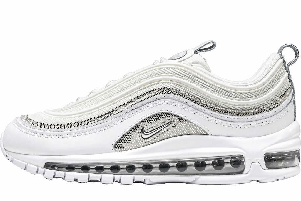 Esse é o Nike Air Max 97 White Chrome Reflective